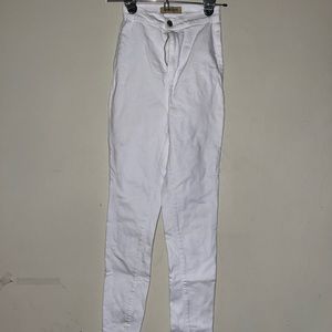 Fashion Nova white skinny jeans